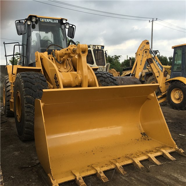 Original Used Cat 966H Wheel Loader construction machinery caterpillar 966G 980G front wheel loader in shanghai