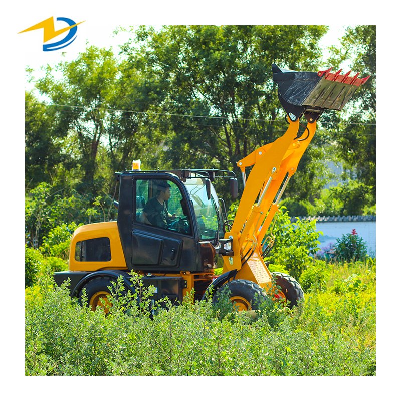 Best Selling Yesbetter Mini Wheel Front Loader 1.5T 1.6T 4x4 Articulated Small Diesel Engine Tractor Loader Used Condition PLC