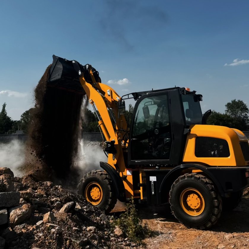 Best Selling Yesbetter Mini Wheel Front Loader 1.5T 1.6T 4x4 Articulated Small Diesel Engine Tractor Loader Used Condition PLC