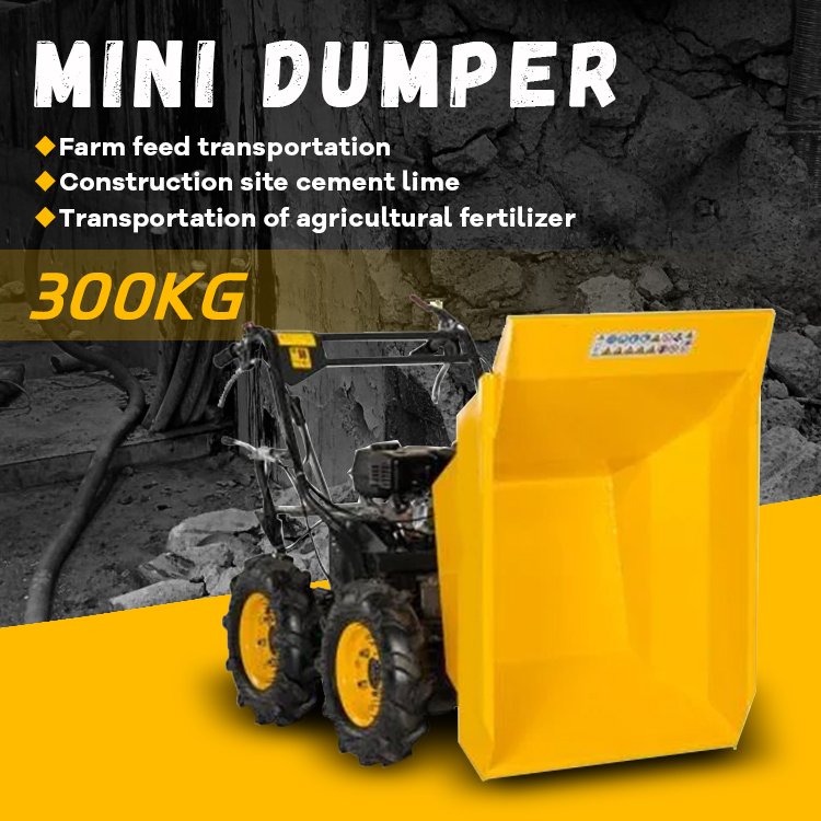Electric Wheel Barrow The New Dump Truck Style Can Be Used In a Variety Of Industries 300kg Mini Dump Truck