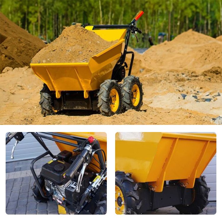 Electric Wheel Barrow The New Dump Truck Style Can Be Used In a Variety Of Industries 300kg Mini Dump Truck