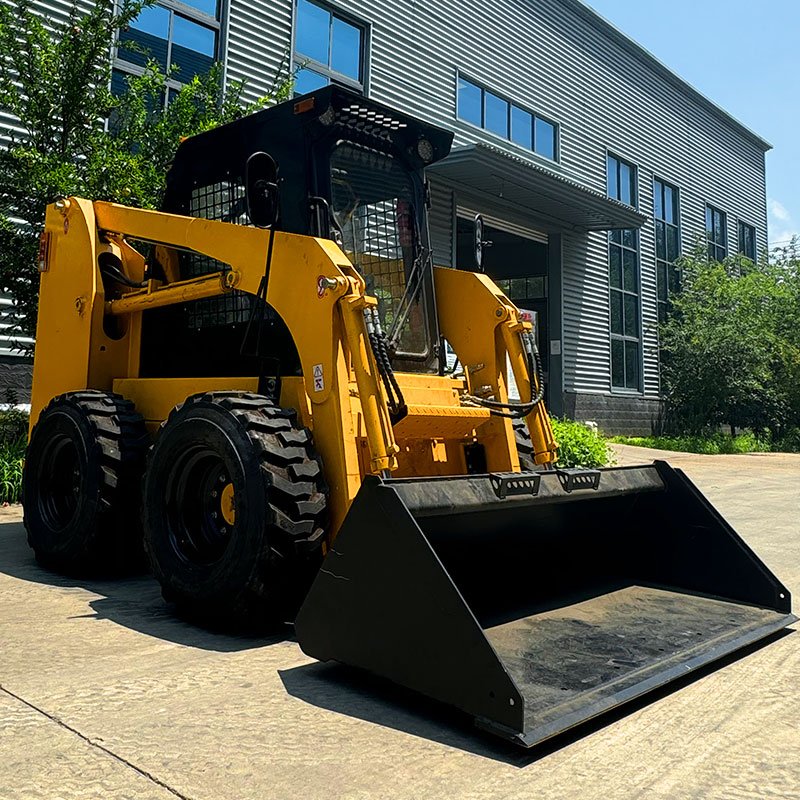 Chinese Mini Wheels Track Loader Skidsteer Diesel CE/EPA Engine Mini Small Skid Steer Loader For Sale