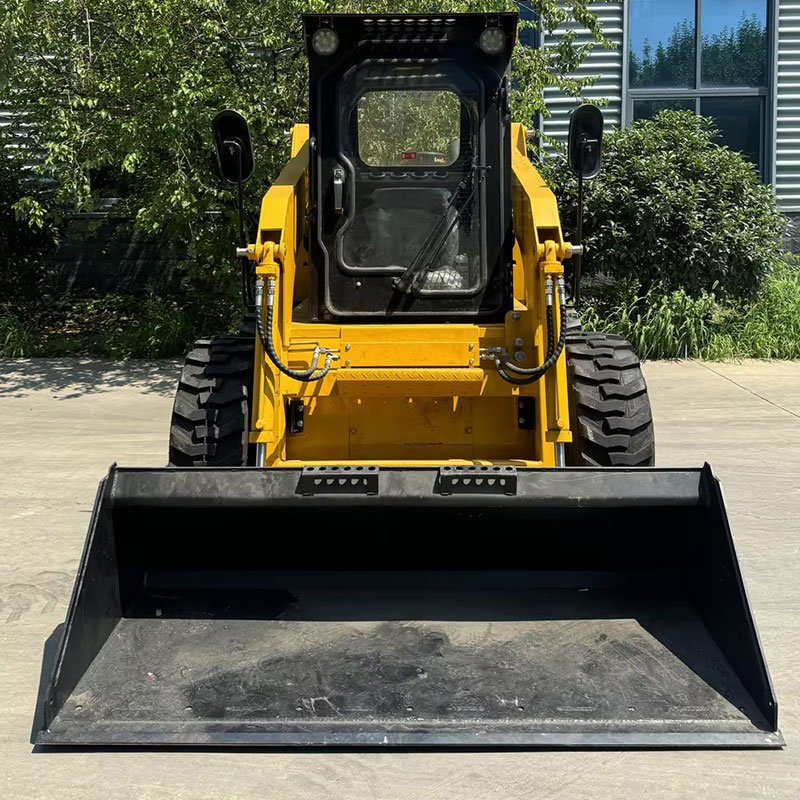 Chinese Mini Wheels Track Loader Skidsteer Diesel CE/EPA Engine Mini Small Skid Steer Loader For Sale