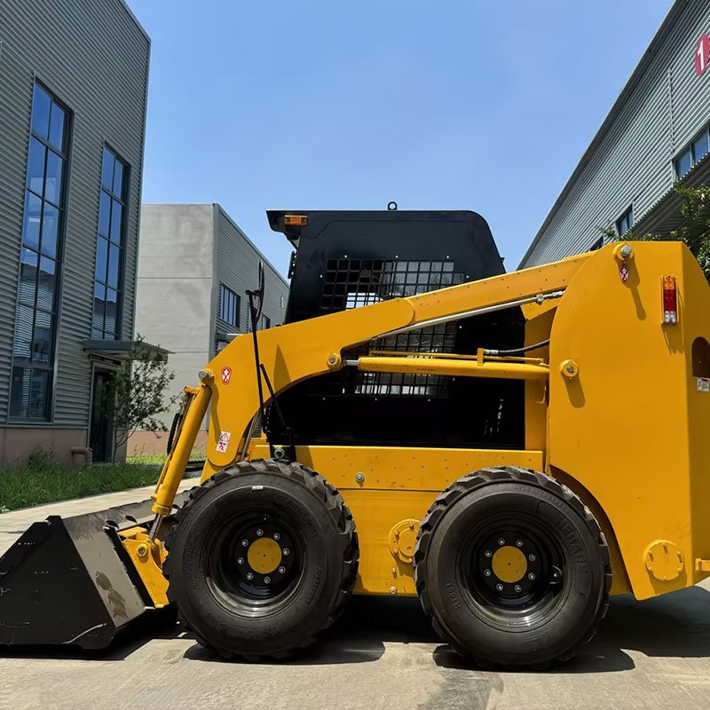 Chinese Mini Wheels Track Loader Skidsteer Diesel CE/EPA Engine Mini Small Skid Steer Loader For Sale