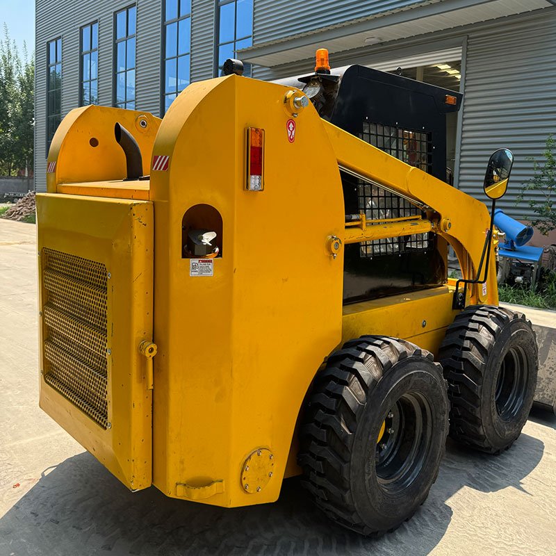 Chinese Mini Wheels Track Loader Skidsteer Diesel CE/EPA Engine Mini Small Skid Steer Loader For Sale