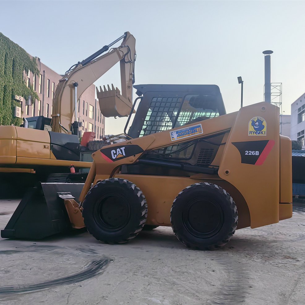 Used Cat 226B Skid Steer Loader, Cat mini wheel loader for sale in Shanghai