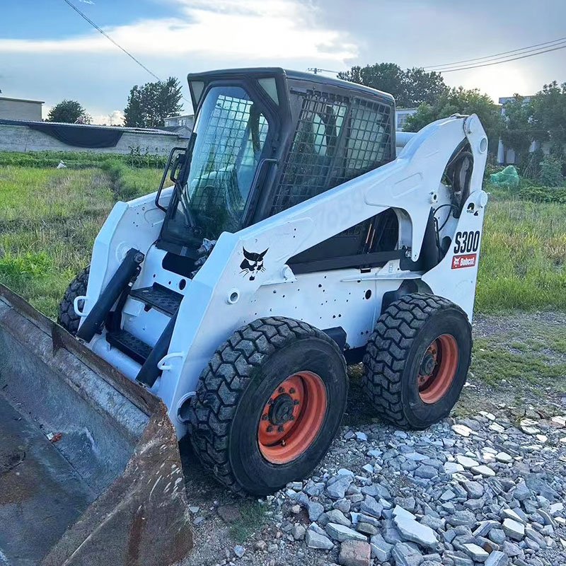95% New used loaders backhoe Bobcat S300 good quality Almost New Bobcat S300 used wheel loader for sale