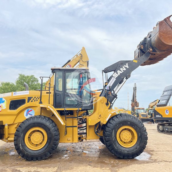Used SANY SYL956H5 heavy equipment 6 ton 5TON wheel loader construction equipment CHINA front loader