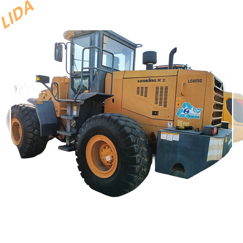 Factory Direct LONKING LG855D Wheel Loader Used Front Loader in good condition on hot sale LG855 LG833 LG856D
