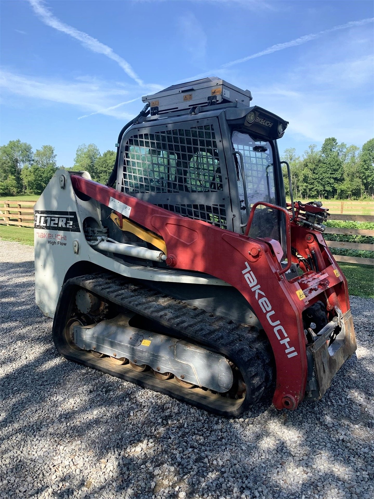 Top Product Great Condition Used 2018 TAKEUCHI TL12R2 Hydraulic Compact Track Loader For Sale