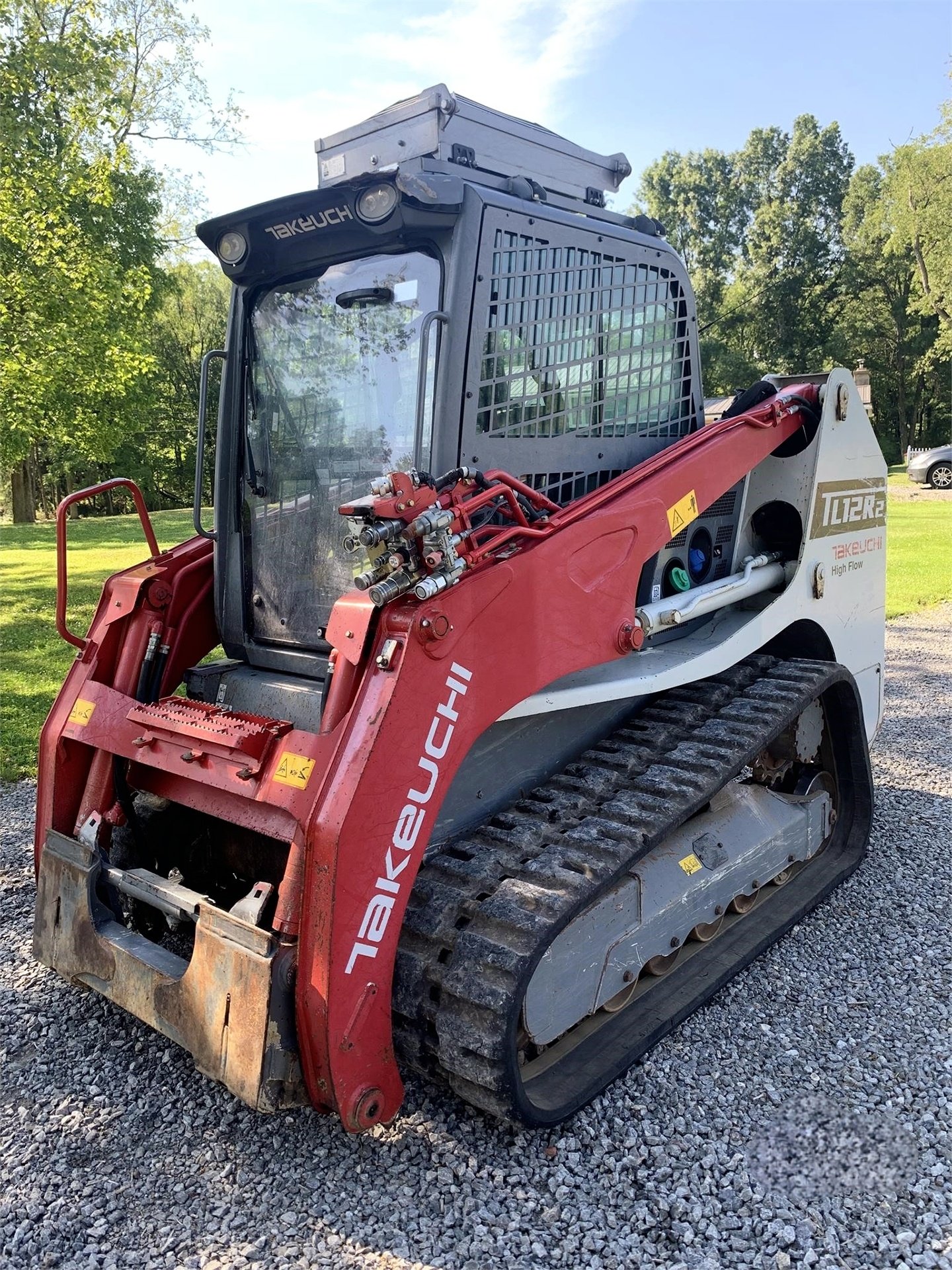 Top Product Great Condition Used 2018 TAKEUCHI TL12R2 Hydraulic Compact Track Loader For Sale