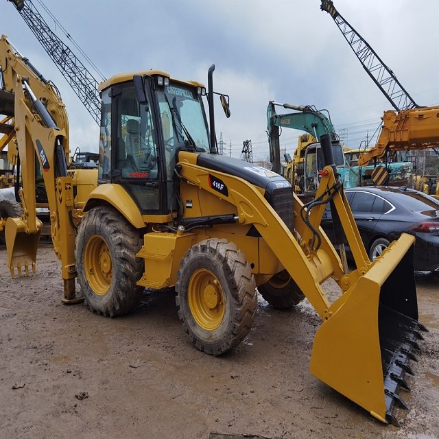 Good Condition USA Cat 420f Used Backhoe Loader, Caterpillar 420f Loader Backhoe