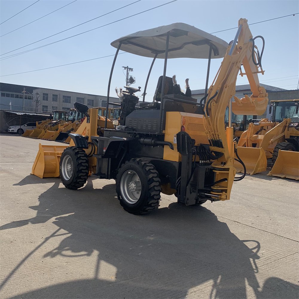 Hot sale loader backhoe 4x4 chinese farm used 1 ton 2 tons mini backhoe mini loader on sale