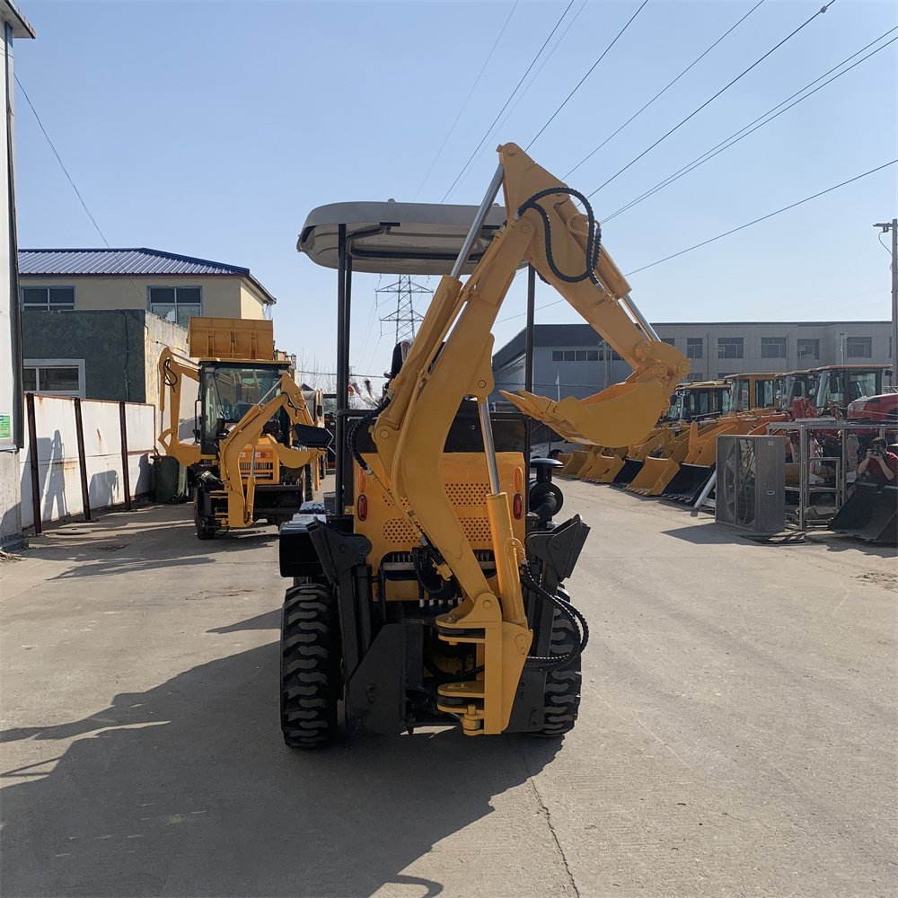 Hot sale loader backhoe 4x4 chinese farm used 1 ton 2 tons mini backhoe mini loader on sale