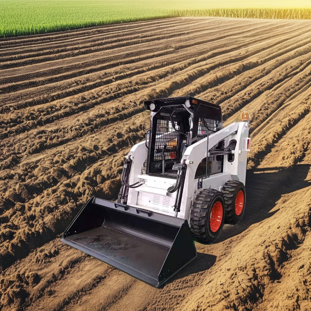 Best Selling Cheap EPA Engine Mini Skid Steer Loader Garden Grass Cutting Machine