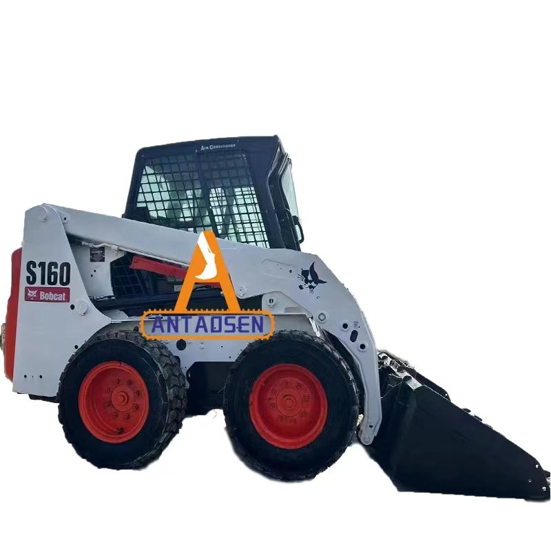 Used Bobcat S160 Skid Steer Loader Bobcat S160 S185 S220 Mini Skid Steer Loader bobcat mini loader