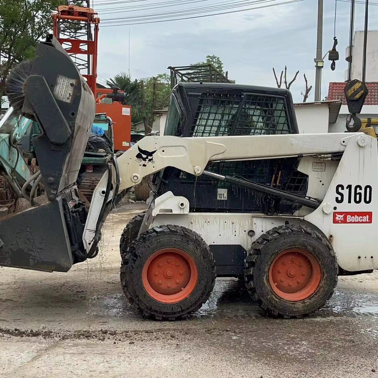 Hot Sale Bob Cat S160 Used Mini Skid Steer Wheel Loader Multifunctional track loaders Bobcat S160 2.7 ton in Shanghai