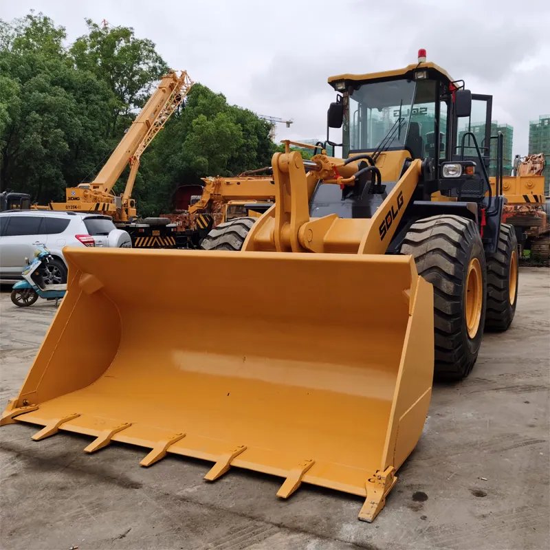 Used 90% New Chinese SDLG Loader 956 958 Construction Equipment Used sdlg 956 wheel loader for Peru