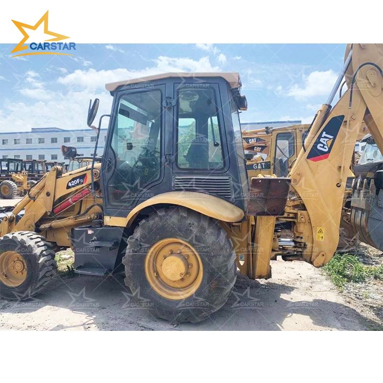 USA Original Used Caterpillar Cat 420f Used Backhoe Loader Used
