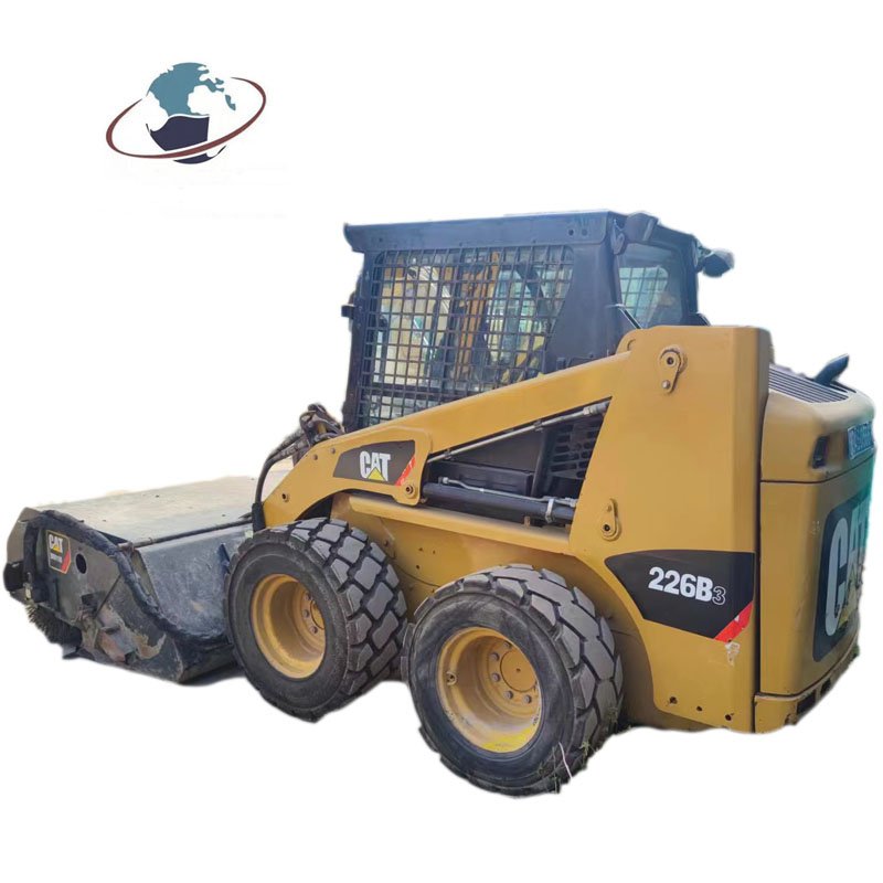 USA made Caterpillar Skid steer loader 226b3 used 226 wheeled mini skid steer loader 246D