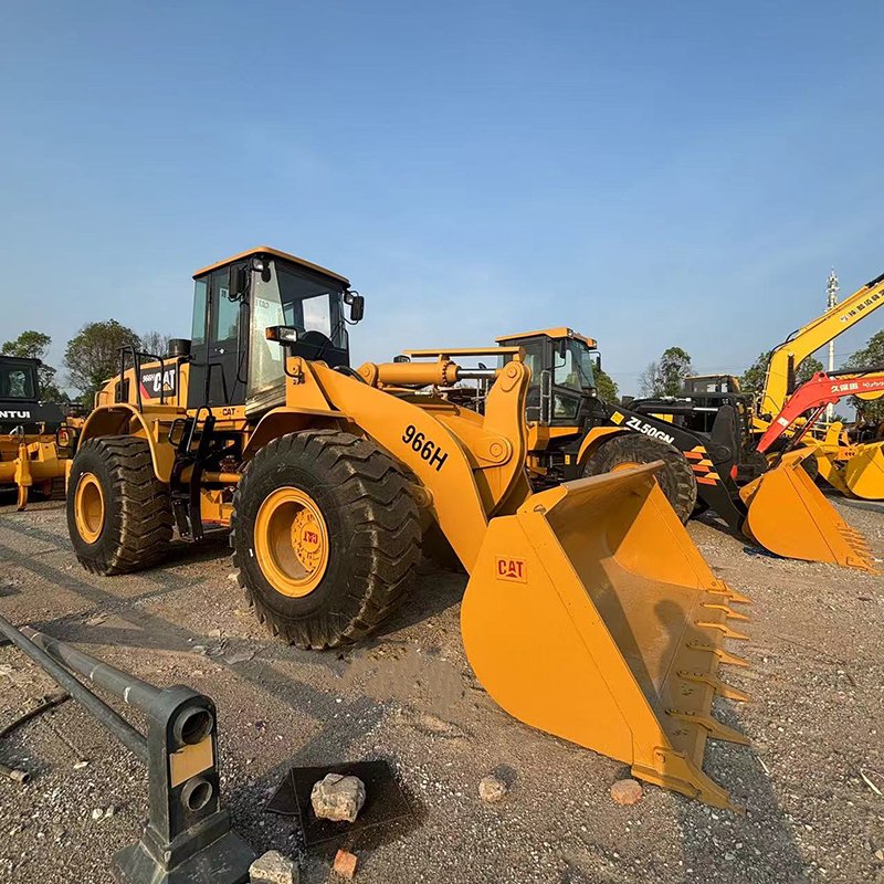 Used CAT Front Loader Cat966 950 in Stock Cat 966h 950f 966g Loader 966h Original Provided Building Construction Wheel Loader