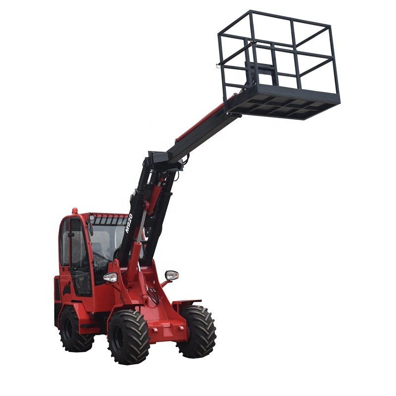 articulated front end wheel loader china made 1ton 2ton small farm construction used mini wheel loader with attachments
