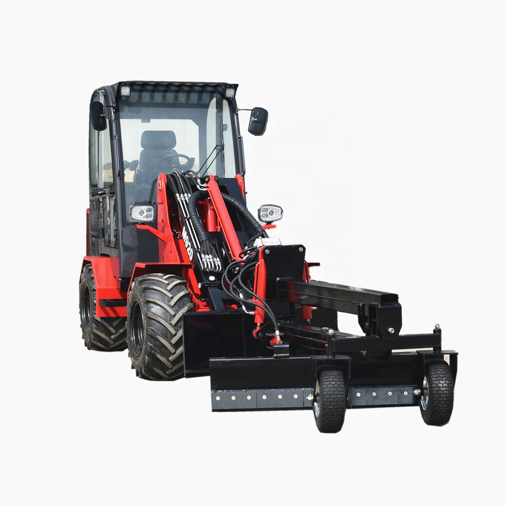 articulated front end wheel loader china made 1ton 2ton small farm construction used mini wheel loader with attachments