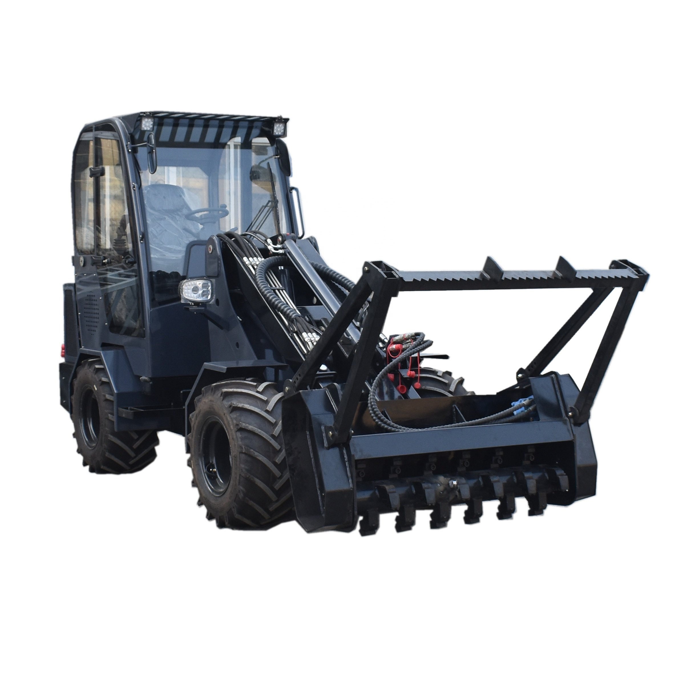 articulated front end wheel loader china made 1ton 2ton small farm construction used mini wheel loader with attachments