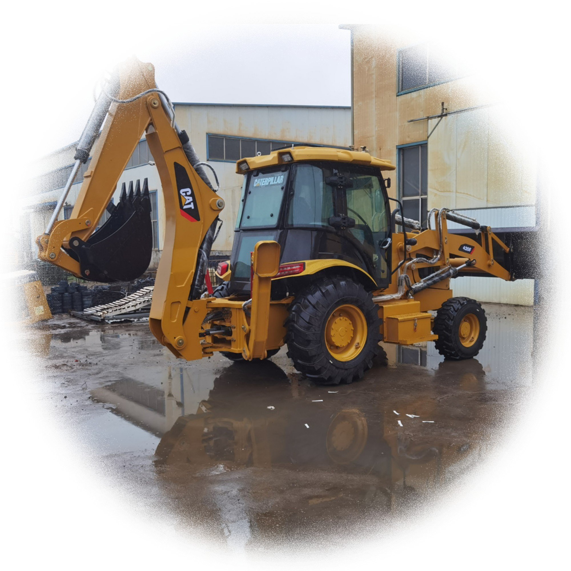 High Quality Used Backhoe Loader Cat 420f Used Loaders Used Excavator CAT 420F Small Digger Loader for Sale 2020 Provided 75 KW