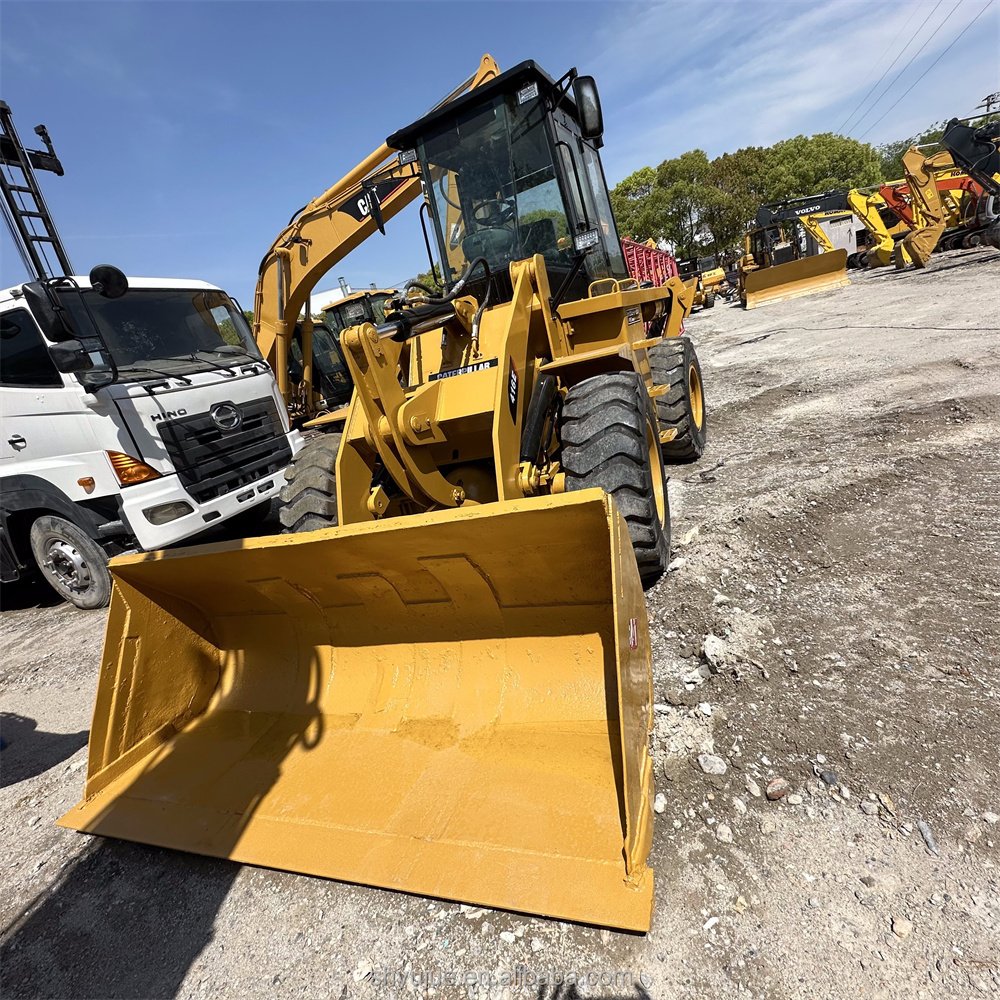 Used Caterpillar Hydraulic Backhoe Loader Cat 416E Secondhand Good Quality wheel loader