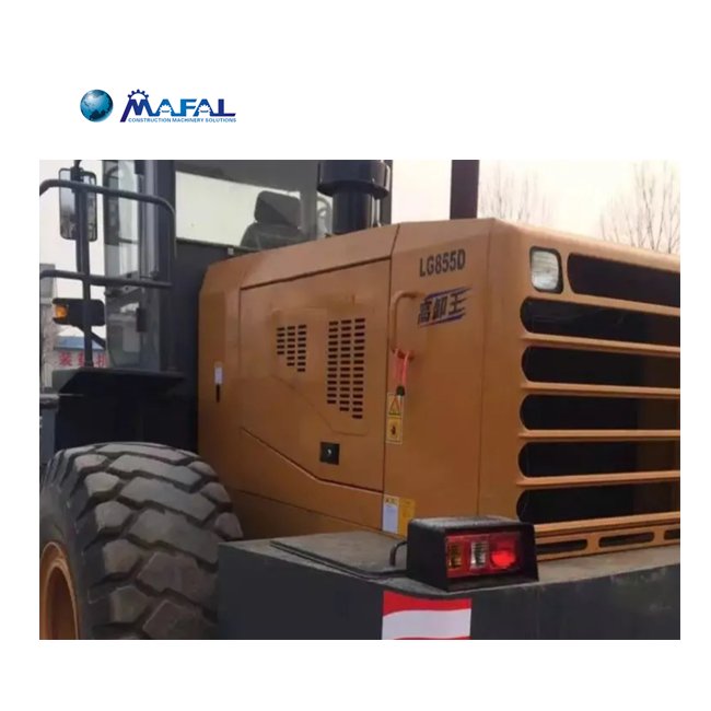 Construction machinery large used lonking lg855d 16ton wheel loader for sale