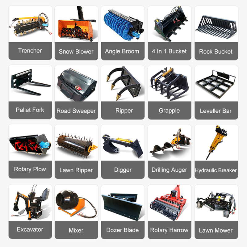 Superior Quality Digger Wheel Loader Wheel Skid Steer Loader