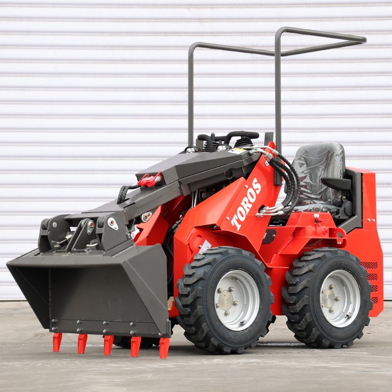 Hot Cheap Mini Loader diesel for Sale Diesel Tracked Mini Skid Steer Loader with 4 in 1 Wheel mini Loader suppliers