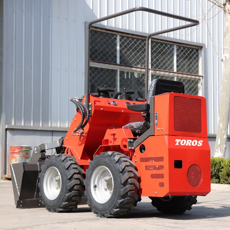 Hot Cheap Mini Loader diesel for Sale Diesel Tracked Mini Skid Steer Loader with 4 in 1 Wheel mini Loader suppliers