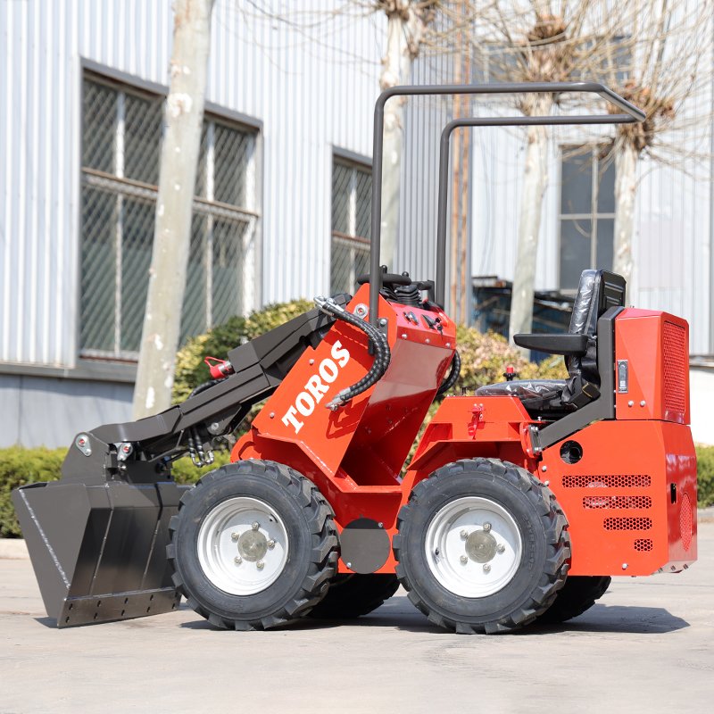 Hot Cheap Mini Loader diesel for Sale Diesel Tracked Mini Skid Steer Loader with 4 in 1 Wheel mini Loader suppliers