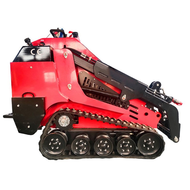 Easy To Operate In Narrow Passage Skid Steer Loader Rubber Track Front Loader