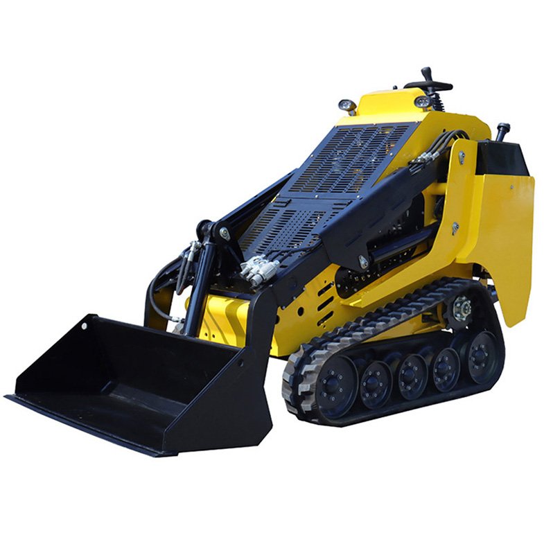 Easy To Operate In Narrow Passage Skid Steer Loader Rubber Track Front Loader
