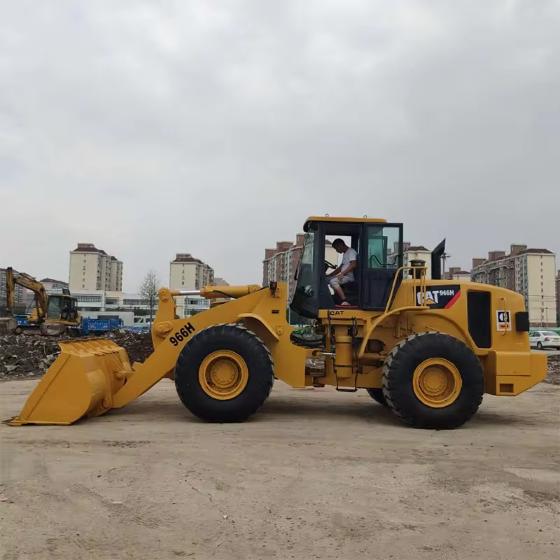 6 tons electric front loader CAT 966H caterpillar wheel loader diesel used loaders for sale in dubai