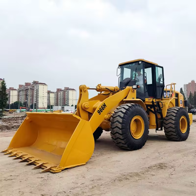 6 tons electric front loader CAT 966H caterpillar wheel loader diesel used loaders for sale in dubai