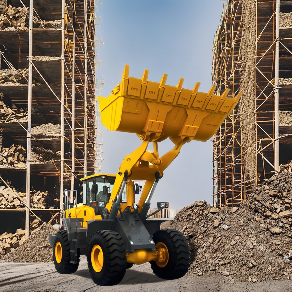 2022 High Quality Used Front Shovel Wheel Loader 5 Ton Rated Load Popular Model Available for Sale