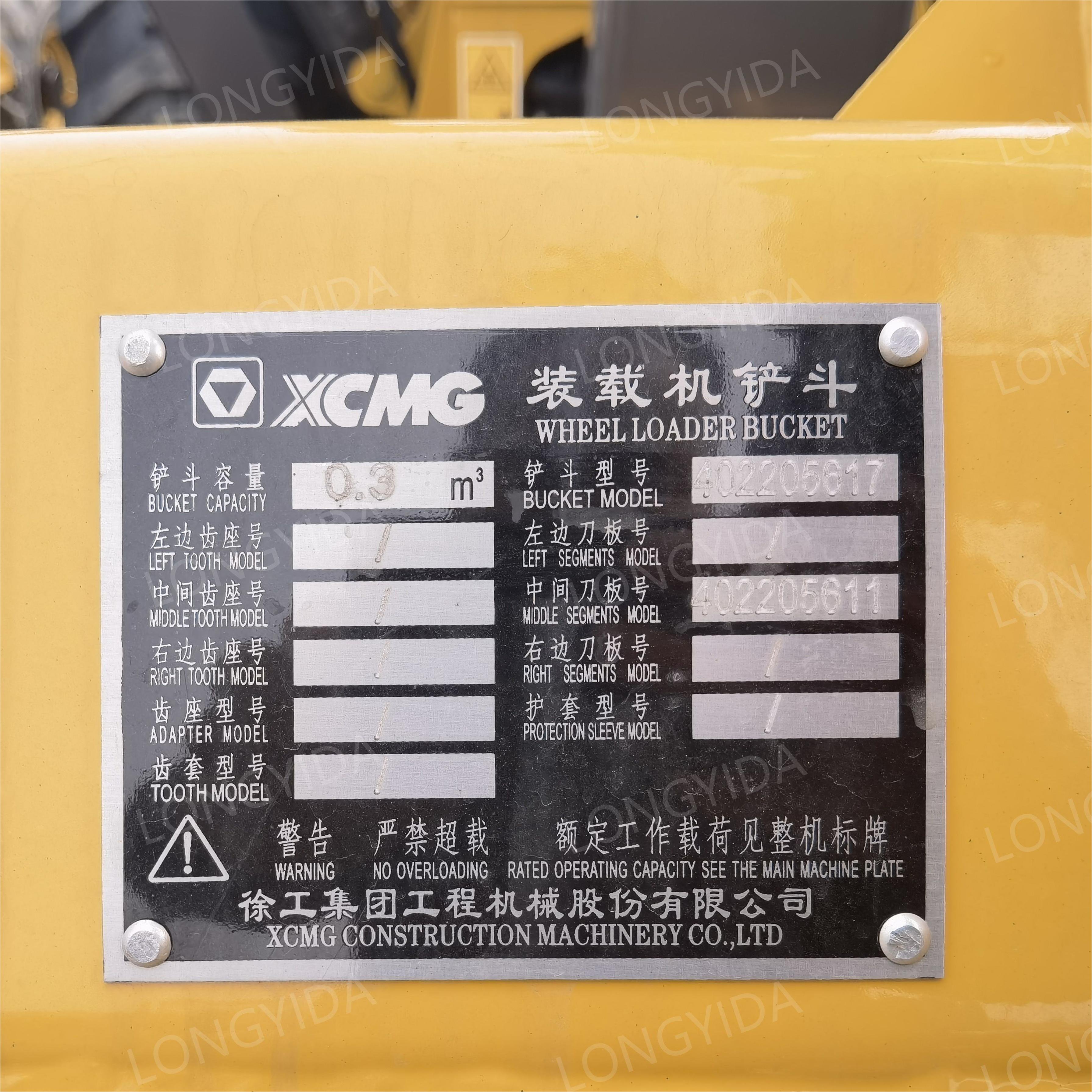 XCMG New 8 Ton Front-Type Tractor Wheel Loader Excavator Cummins Engine Pump Used Backhoe Loader for Sale