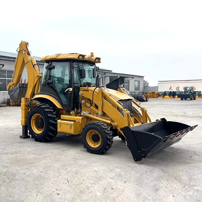 2024 new YM EURO5 EPA engine Diesel backhoe loader 4x4 China Small Mini Retroexcavadora loaders used Loader