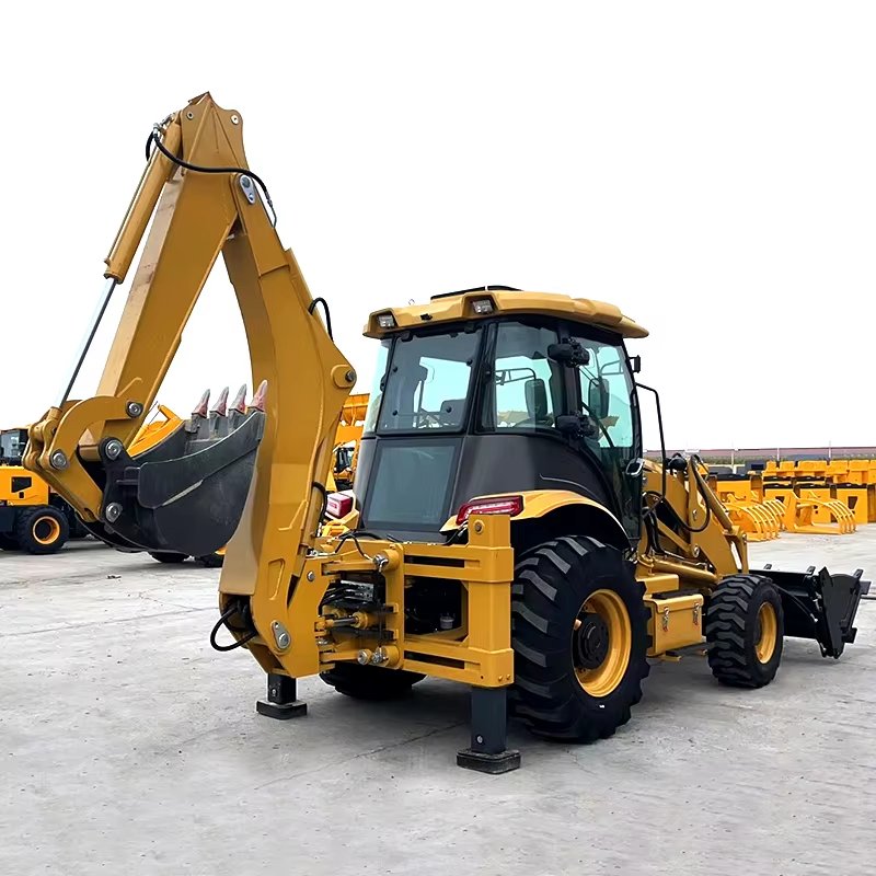 2024 new YM EURO5 EPA engine Diesel backhoe loader 4x4 China Small Mini Retroexcavadora loaders used Loader