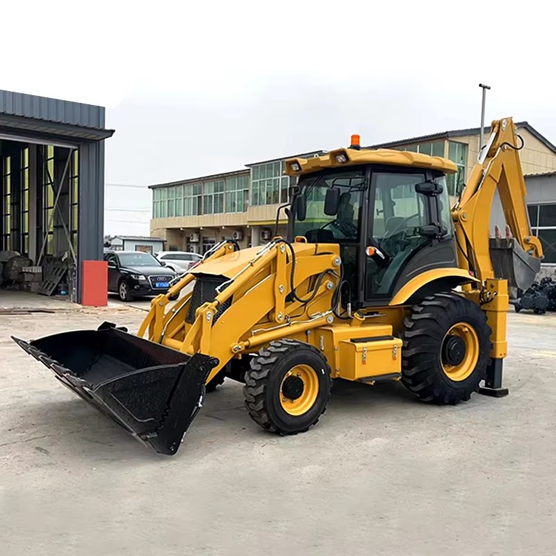 2024 new YM EURO5 EPA engine Diesel backhoe loader 4x4 China Small Mini Retroexcavadora loaders used Loader