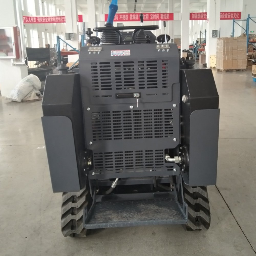 Cheapest EPA EURO5 Walk Behind Mini Loader stand on Skid Steer Loader With Bucket