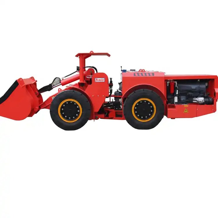Underground internal combustion scraper backhoe loader Wheeled loading truck