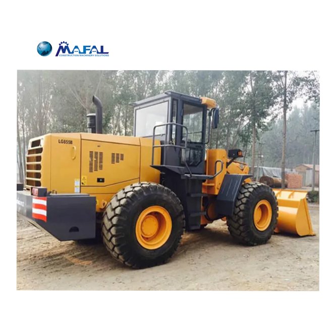 Secondhadn large 16ton loaders used lonking lg855b wheel loader in stock