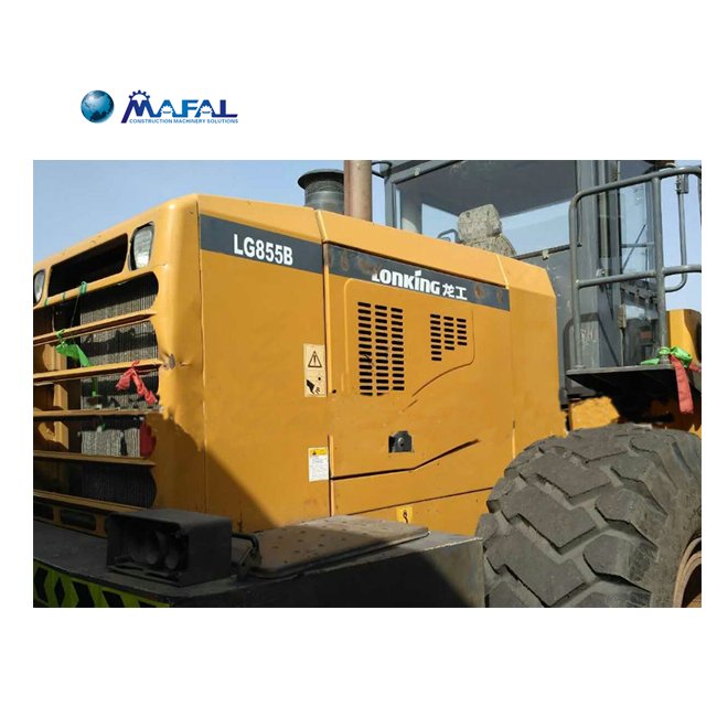 Secondhadn large 16ton loaders used lonking lg855b wheel loader in stock