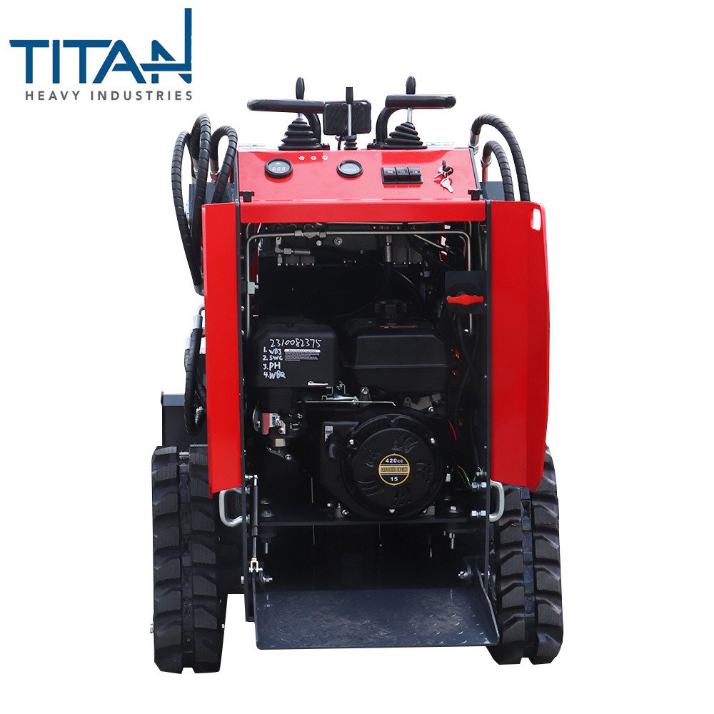 Used Kubota Mini Skid Steer Loader with Attachments Small Front End Loader with Engine Pump PLC Core Components