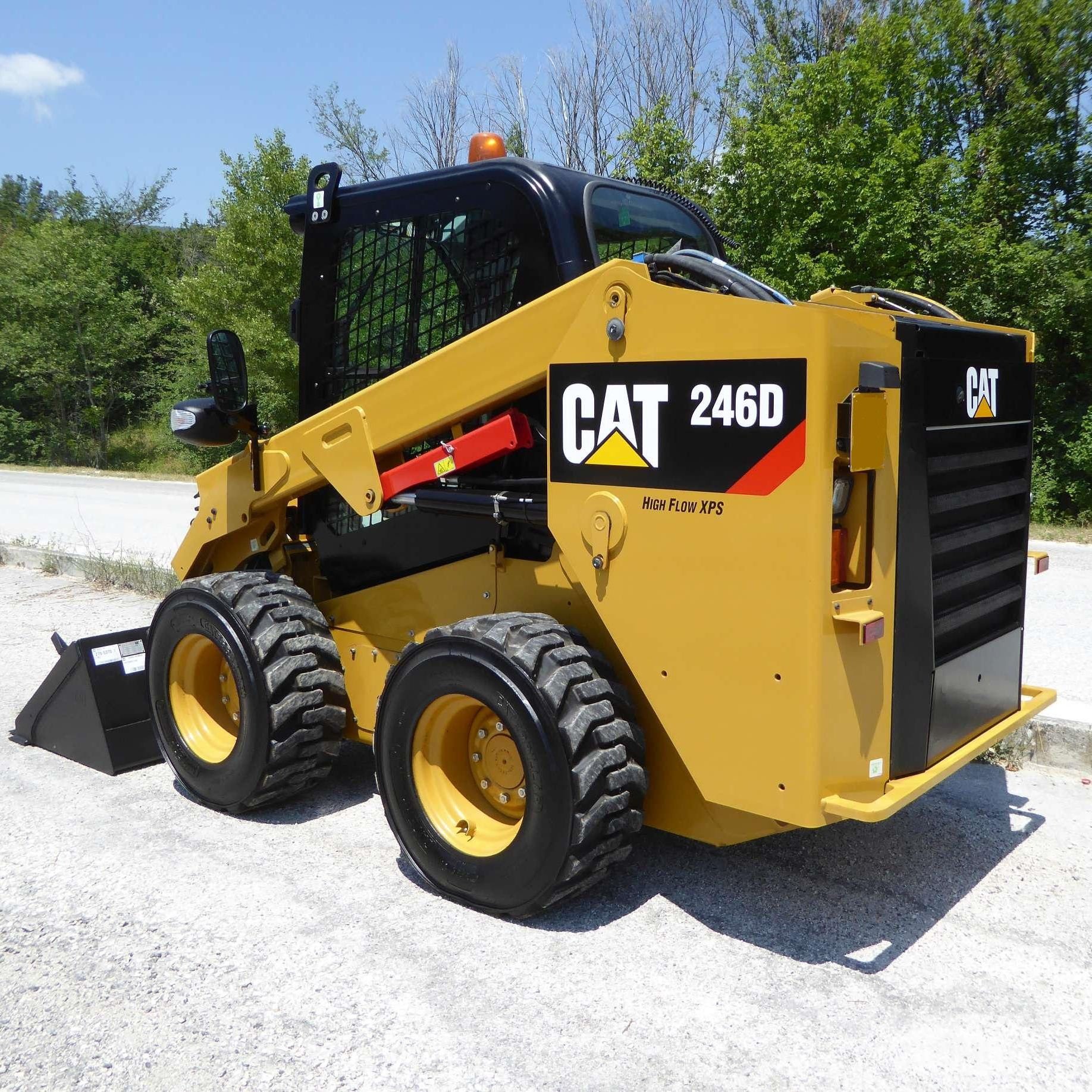 Caterpillar Backhoe Cat 246d Mini Loader Skid Steer Used Loader